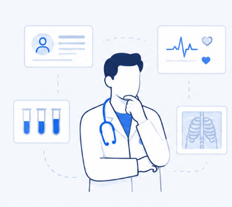 Clinician challenge: Real patients don't arrive with their history, examination and investigations already laid out.